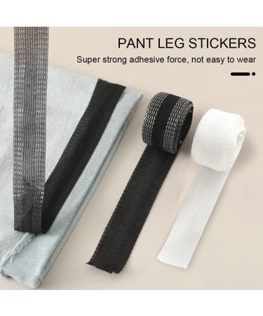 LELE LIFE 32.8ft Self-Adhesive Pants Hem Tape - Permanent Washable Iron-On Clothing Tape for Pants, Jeans & Clothes - Black - Buy Online on GoSupps.com