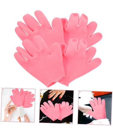Ipetboom 2 Pairs Moisturizing Gloves Lotion Mittens Sleep Gloves for Dry Hand Gloves for Sleeping Moisturizing Hand Gloves Dry Hand Gloves Full Foot Cover Silica Gel Pink Soft Miss - Buy Online on GoSupps.com