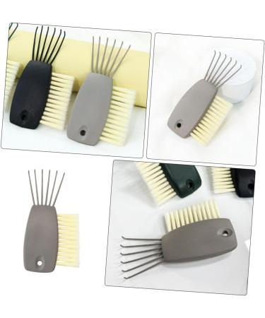 FOMIYES Ensemble De 3 Outils De Nettoyage De Brosse Cheveux Ergonomiques 2 En 1 Pour Enlever Les Poils Mouill s 11.50X6.50X1.00CMx3pcs gris clairx3pcs - Buy Online on GoSupps.com
