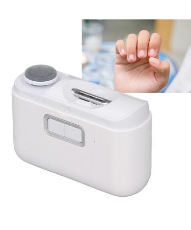 Electric Nail Clipper Electric Nail Trimmer USB Rechargeable Safety Fingernail Trimmer 2 in 1Manicure Tool with Nail File Nail Scraps Storage Automatic Nail Clipper for Kids