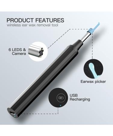 Buy Ear Wax Removal Tool Camera - 1080P Ear Cleaner with LED Lights for iOS & Android - Best Earwax Removal Kit - Buy Online on GoSupps.com
