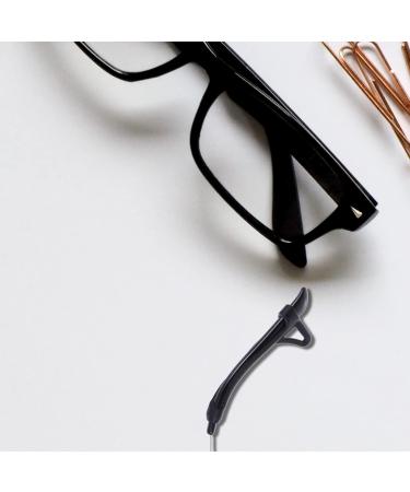 Exceart 10 Pairs Silicone Glasses Ear Grip Hooks | Soft Comfortable Anti-Slip Temple Tips for Glasses & Sunglasses - Buy Online on GoSupps.com