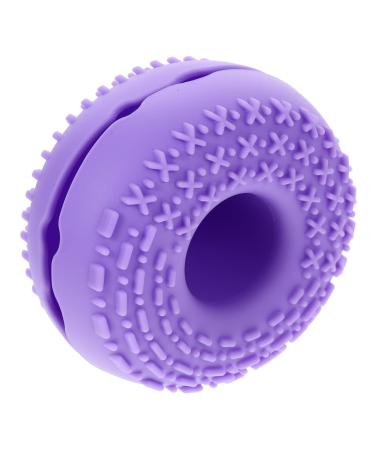 minkissy Cleanser Makeup Brush Makeup Cleaner for Brush Cleaner Mat Makeup Sponge Cleaners Cosmetic Brush Cleaner Silica Gel Make up Purple Blindfold 8.3x8.3cm Purple