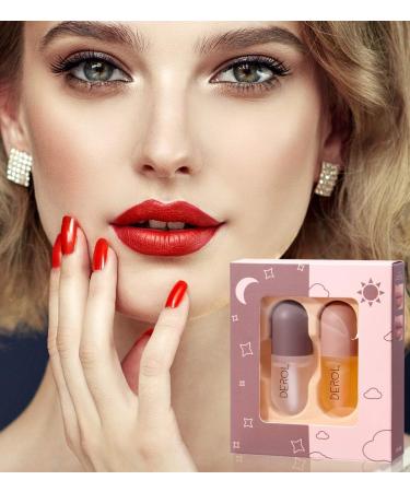 DEROL Lip Plumper Natural Lip Plumper Lip Gloss Lip Enhancer & Lip Care Serum for Fuller Softer Lips Lip Mask Beautiful Fuller Increased Elasticity Lip - Buy Online on GoSupps.com