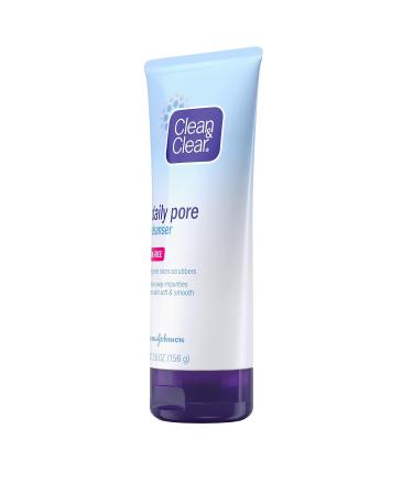 Clean & Clear Daily Pore Facial Cleanser 5.5 oz - Oil-Free Acne Face Wash for Smooth Skin - Suitable for Normal, Oily & Combination Skin - Buy Online on GoSupps.com