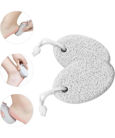 Pumice Stone 2Pcs Natural Lava Foot File for Callus Removal - Hand & Body Scrubber - Buy Online on GoSupps.com