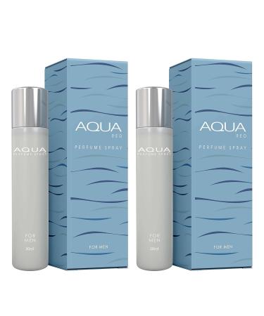 Aqua Red Perfume For Men | Fresh Scent | Luxury perfume | Premium Perfume | Body spray | EDP Perfume Long Lasting Perfume For Men 30ml Each - Pack of 2 combo offer.