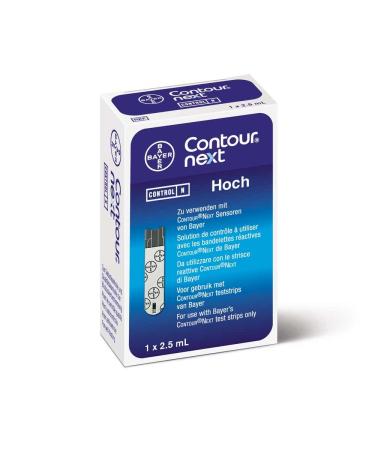 CONTOUR NEXT control solutions blood glucose meters solution high 2.5ml high results