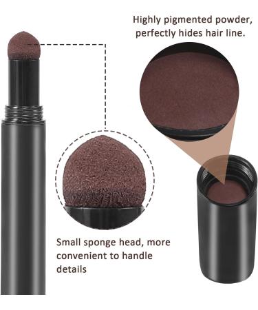 Boobeen Hairline Powder Stick Root Cover Up - Dark Brown | Waterproof Hair Root Concealer for Thinning Hair | Long-Wear Instant Hair Shadow - Buy Online on GoSupps.com