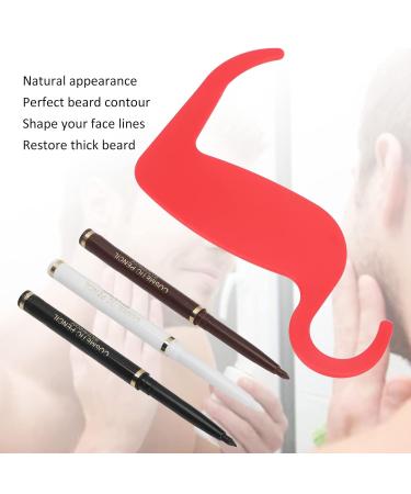 Waterproof Beard Filler Pen - Long-Lasting Contour & Hairline Enhancer for Goatees & Eyeliner - Buy Online on GoSupps.com