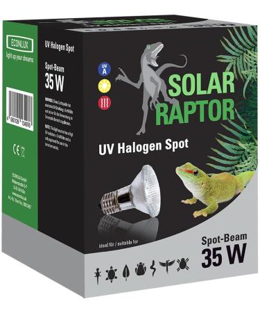 Buy Solar Raptor UV Halogen Spot 35W | Reptile Heat Lamp & Terrarium Light with Daylight Spectrum - International Shipping Available - Buy Online on GoSupps.com