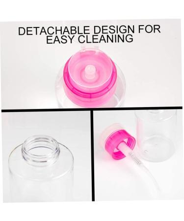 Distributeur de dissolvant de vernis ongles bouteille vide transparente pompe en plastique r cipient liquide rose 180ml D coration jardin - Buy Online on GoSupps.com