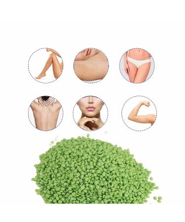 Buy Liddy 500g Pain-Free Hard Wax Beans - Green Tea Tree Wax Pearls for Women's Body Hair Removal - Easy to Use & Skin-Friendly for Smoother Skin - Buy Online on GoSupps.com
