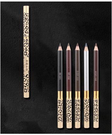Crayon Sourcils Double Embout 2 Pi ces Pinceau Int gr Couleur Naturelle Marron 3 Motif L opard Maquillage Sourcils Imperm able Accessoire Maquillage Professionnel Usage - Buy Online on GoSupps.com