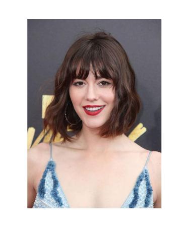 Buy Nature Hairline Clip-in Crow Hairpiece Wiglet Loose Wavy with Bangs for Women - 25cm Light Brown | International Shipping Available - Buy Online on GoSupps.com
