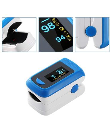 Finger Pulse Oximeter UK NHS Blood Oxygen Monitor Finger Pulse Saturation Oximeters Fingertip Portable Oximetry for Athletes Adults Kids with Lanyard - Buy Online on GoSupps.com