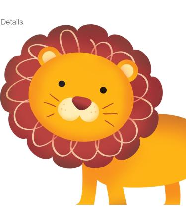 DECOWALL Large Tree and Animals Wall Stickers (DW-1402) - Animal Growth Chart for Kids Room - Buy Online on GoSupps.com