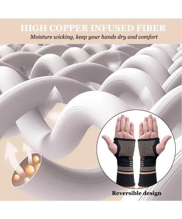 Copper Wrist Compression Sleeve for Tendonitis & Arthritis Relief - Small - Pack of 1 - Buy Online on GoSupps.com