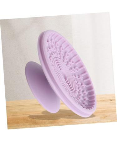 Housoutil Makeup Brush Cleaning Box Makeup Brush Cleaner Silicone Makeup Tool Cleaner Brush Cleaners Brush Cleaning Mat Cleansing Brush Makeup Cleaner for Foldable Dryer Silica Gel 7.9X5.25X4.9CM Violet - Buy Online on GoSupps.com
