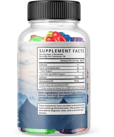 True North Hemp Gummies with Hemp Extract - Advanced Multivitamin Supplement (1 Pack) - Buy Online on GoSupps.com
