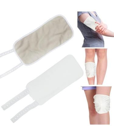 Castor Oil Pack Wrap Natural Compress Pad Castor Oil Pack Reusable Compress Pad Leg Wrap Castor Oil Packs for Knee Aid Sleep Hondony White - Buy Online on GoSupps.com