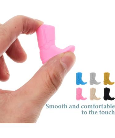 6pcs Healeved Boot Shaped Silicone Beads for DIY Jewelry & Baby Teether - Bracelet Necklace Spacer Beads - Buy Online on GoSupps.com