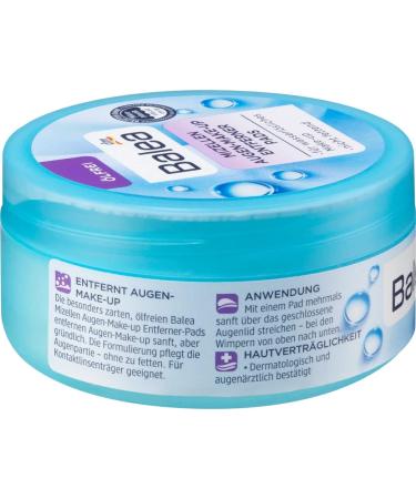 Balea Eye Make-Up Remover Pads - Aloe Vera Oil-Free 50 Pieces | Gentle & Effective | International Shipping - Buy Online on GoSupps.com