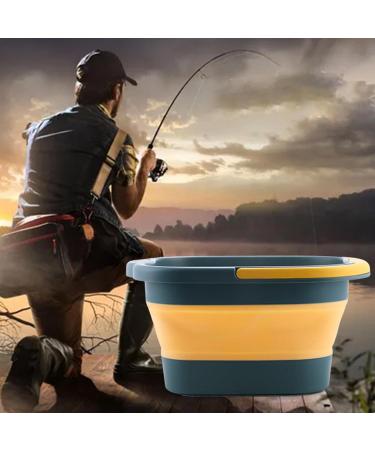 Foot Soaking Bath Basin | Soak Basin with Massaging Rollers and Handle | Stress Relief Soaking Tired Feet Help Sleep Home Spa Outdoor Travel Yellow+blue - Buy Online on GoSupps.com