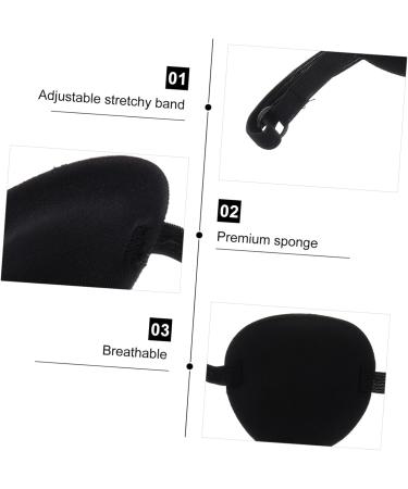 KOMBIUDA 10pcs Eye Patch Blindfolds for Adults Eye Cosplay Patch Eyepatch for Lazy Eye Eye Mask - Buy Online on GoSupps.com