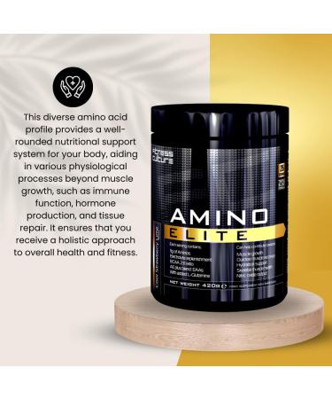 Fitness Culture Amino Elite BCAA EAA Powder with Glutamine & Electrolytes - Cool Strawberry Lime Flavor 420g - 26 Servings - Buy Online on GoSupps.com