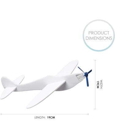 Twiddlers 24 Styrofoam Gliders - Fun Craft Kits for Kids | Perfect Gifts & Activities for Children's Birthdays - Buy Online on GoSupps.com