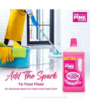 The Pink Stuff for Household cleaning bundle: Floor Cleaner Multipurpose spray Cream Cleaner Window & Glass spray Toilet Cleaner 5 pieces Set + for you: Organza Small Bag - Buy Online on GoSupps.com