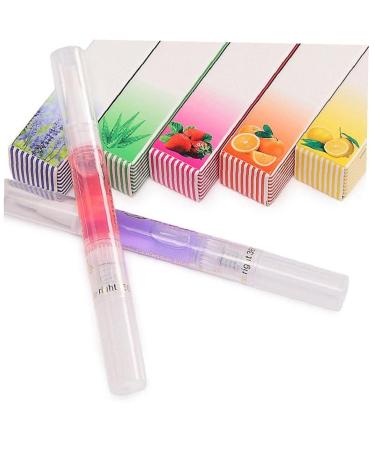 3 Pcs Soins des Ongles Pen Cuticule Revitalizer Huile Outil Doigt Huile Nutrition pour Nails Art Outils Supprimer Peau Morte (Styles Al atoires)