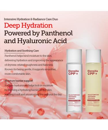 Elensilia CPP Galactomyces Brightening Emulsion 155ml(5.24 fl.oz) Lightweight Moisturizing Emulsion with Fermented Ingredients and Probiotics for Soft Radiant Skin - Buy Online on GoSupps.com