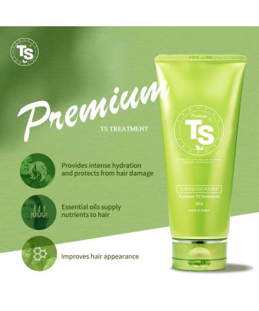 Premium TS Treatment for Dry Damaged Hair & Scalp | Sulfate-Free Therapy with Biotin & Essential Oils | 6.8 Fl Oz | All Hair Types - Buy Online on GoSupps.com