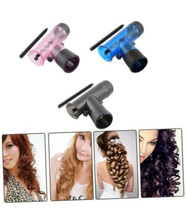 Baluue Hair Dryer Nozzle Curly Hair Roller Wave Hairdressing Tool Hair Dryer Curls Styling Connectors Rosy 1 - Buy Online on GoSupps.com