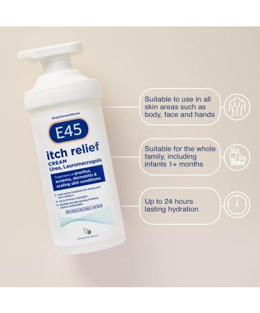 E45 itch relief cream top
