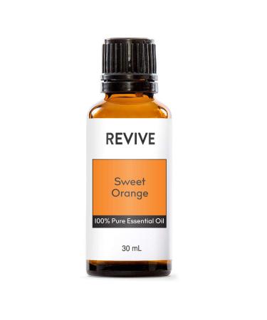 Sweet Orange Essential Oil 30mL by Revive Essential Oils - 100% Pure Therapeutic Grade for Diffuser Humidifier Massage Aromatherapy Skin & Hair Care