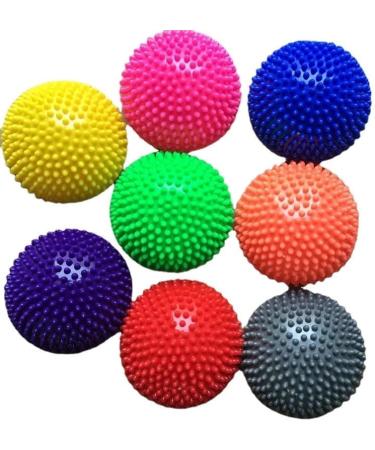 16cm Pink Yoga Ball - PVC Massage Exercise Ball for Pilates & Fitness | Gym Balance & Massage Tool - Buy Online on GoSupps.com