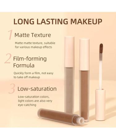 Matte Pink Liquid Eyeshadow Primer - Waterproof & Long Lasting | Smudge Resistant & Quick Dry - Build Perfect Multidimensional Eye Makeup | Nude Pink 4 - Buy Online on GoSupps.com