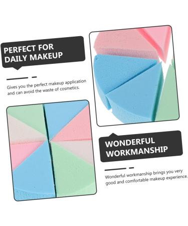 minkissy 12 Sets Triangular Sponge Puff Women Sponge Puff Emulsion The Face Loose Powder Miss - Buy Online on GoSupps.com