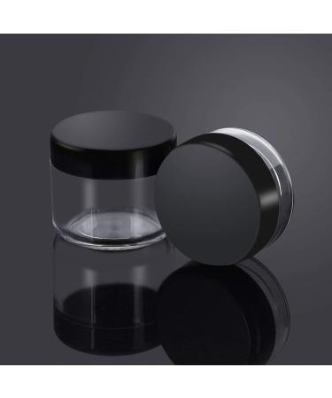Onwon 10-Piece Clear Plastic Makeup Sample Containers with Mini Spatula - Cosmetic Pot Jars in 3/5/10/15/20 Gram Sizes - Buy Online on GoSupps.com