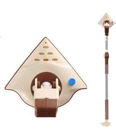 Double Sided Window Cleaner Extended Telescopic Rod Cleaner Glass Wiper (816mm)