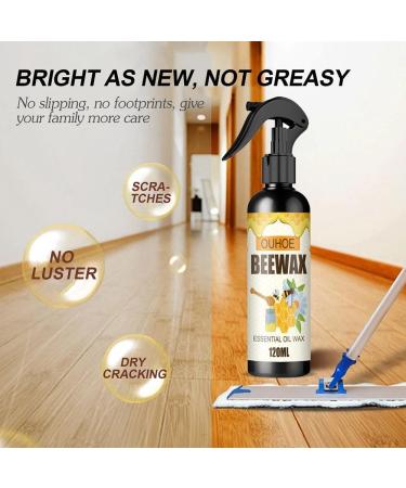 Beeswax Spray 120ml Wood Seasoning Beewax Spray Natural Micro Beeswax Furniture Polish and Cleaner Furniture Polish Cleaner Bees Wax Polish for Wood - Buy Online on GoSupps.com