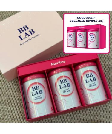 BB LAB Good Night Collagen Low Molecular Collagen Powder Stick Supplement Marine Collagen Fish Collagen Vitamin C Hyaluronic Acid 17 Probiotics Fast Absorption Mix Berry Flavor (Pack of 3) Refreshing Berry 0.7 Ounce  - Buy Online on GoSupps.com