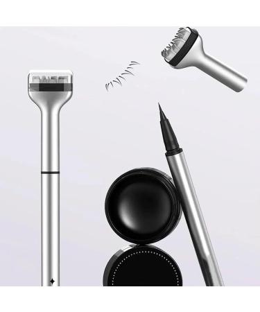 Lower Lash Stamp Lower Eyelash Stamp 2-in-1 Waterproof Eyeliner Artifact Set Reusable Eyelash Stamp tool Lower Eyelash Stamps Eye Liner Eye Makeup Tool (brown1) - Buy Online on GoSupps.com