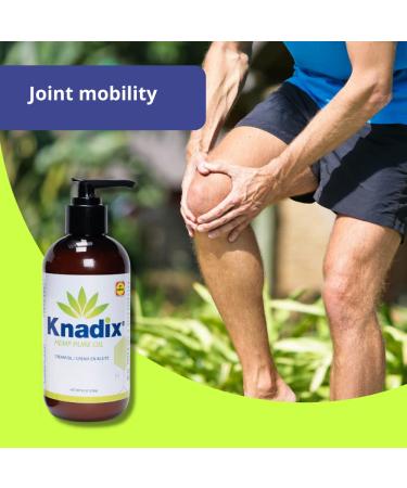 Knadix Hemp Oil Cream Pack of 2 - 8oz each - Sensitive Skin Formula for Inflammation & Pain Relief - Moisturizing and Emollient - Buy Online on GoSupps.com