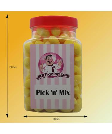 Large Sweet Jar Full Of Traditional Unwrapped Lemon Sherbets - Buy Online on GoSupps.com