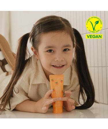 Unpa Cha Cha Carrot Toothpaste for Kids 36+ Months | Low Fluoride Formula | 2.65 oz - Safe & Fun Oral Care - Buy Online on GoSupps.com