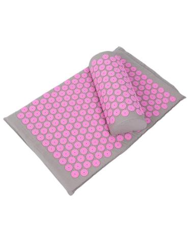 Acupress toweratte and pillow set acupressure set massage yoga-mat acupressure mat pressure point mat massage pillow 68 x 42 cm (2#)